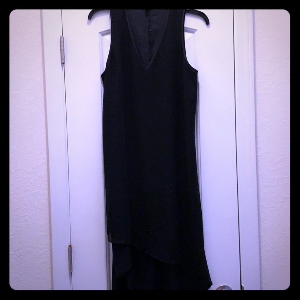 Black High Low Maxi Dress
